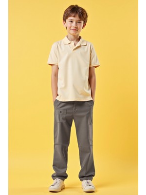 Minojoy Dona Haki Erkek Çocuk Pantolon