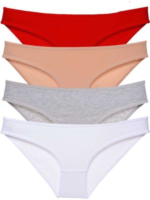 Royaleks 4 Adet Süper Eko Set Likralı Kadın Slip Külot 531