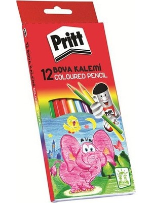 Pritt 12'li Karton Kutu Kuru Boya Kalemi