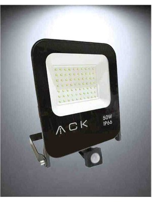 Ack AT62-25032 50W 6500K Beyaz Sensörlü LED Projektör