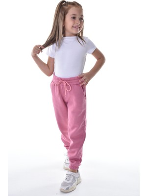 POLYMOOD Çocuk Kışlık Kalın Şardonlu 3 Iplik Eşofman Altı Jogger Pantolon