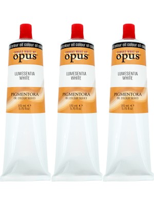 Opus Yağlı Boya 170ML 3AD Işık Beyazı Lumesentia White Pigmentora Oil Colour Serie