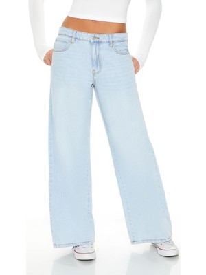 Mid-Rise Baggy Jean Pantolon