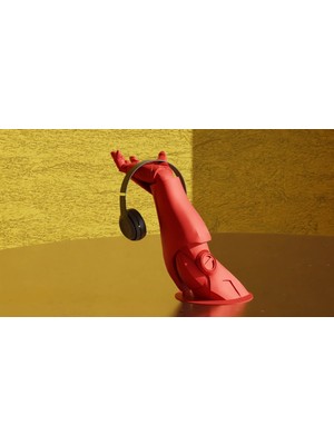 Dlc 3d Design Iron Man Headphone Stand - Iron Man Kulaklık Tutucu Stand