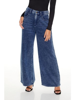 Wide-Leg Jean Pantolon