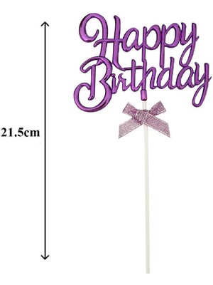 Happy Birthday Pasta Dekorasyonu, Happy Birthday Pasta Süsü, Doğum Günü Pastası Dekorasyonu, Doğum Günü Pastası Dekorasyonu, Çocuklar ve Yetişkinler Için Doğum Günü Partisi Için Pasta Süsü