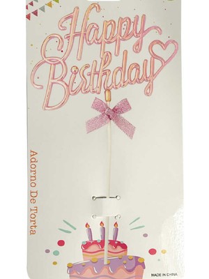 Happy Birthday Pasta Dekorasyonu, Happy Birthday Pasta Süsü, Doğum Günü Pastası Dekorasyonu, Doğum Günü Pastası Dekorasyonu, Çocuklar ve Yetişkinler Için Doğum Günü Partisi Için Pasta Süsü