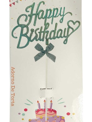 Happy Birthday Pasta Dekorasyonu, Happy Birthday Pasta Süsü, Doğum Günü Pastası Dekorasyonu, Doğum Günü Pastası Dekorasyonu, Çocuklar ve Yetişkinler Için Doğum Günü Partisi Için Pasta Süsü