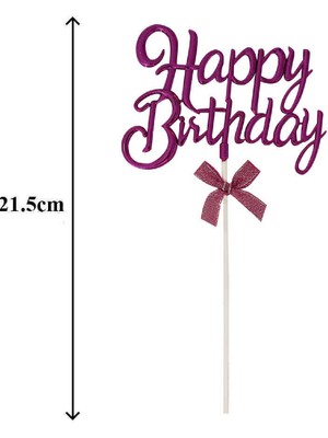 Happy Birthday Pasta Dekorasyonu, Happy Birthday Pasta Süsü, Doğum Günü Pastası Dekorasyonu, Doğum Günü Pastası Dekorasyonu, Çocuklar ve Yetişkinler Için Doğum Günü Partisi Için Pasta Süsü