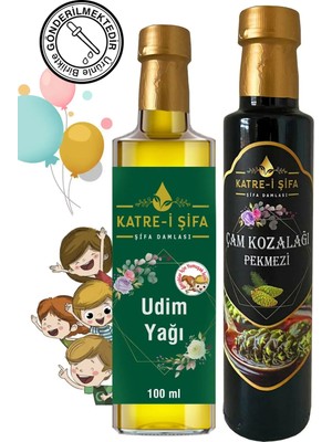 Katre-i Şifa Udim Yağı 100 ml + Çam Kozalağı Pekmezi 340 gr