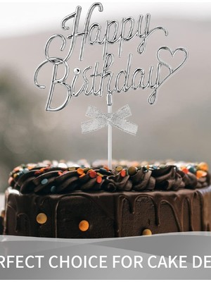 Happy Birthday Pasta Dekorasyonu, Happy Birthday Pasta Süsü, Doğum Günü Pastası Dekorasyonu, Doğum Günü Pastası Dekorasyonu, Çocuklar ve Yetişkinler Için Doğum Günü Partisi Için Pasta Süsü