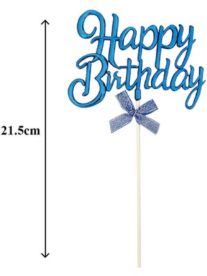 Happy Birthday Pasta Dekorasyonu, Happy Birthday Pasta Süsü, Doğum Günü Pastası Dekorasyonu, Doğum Günü Pastası Dekorasyonu, Çocuklar ve Yetişkinler Için Doğum Günü Partisi Için Pasta Süsü