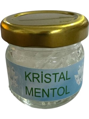 Netavantaj Buhurdanlık Sauna Hamam Için Doğal Kristal Mentol Kavanoz 10 Gr