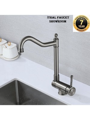 OEM Mutfak Pencere Önü Katlanır Evye Bataryası Rustik Yeni Model 7 Yıl Güvenceli İthal