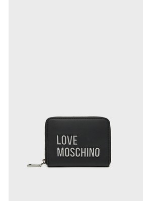 Love Moschino Logolu Fermuarlı Cüzdan Bayan Cüzdan JC5613PP1MKD000B