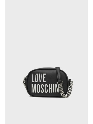 Love Moschino Logolu Ayarlanabilir Zincir Askılı Çanta Bayan Çanta JC4026PP1MKD000B