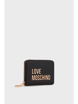 Love Moschino Logolu Fermuarlı Cüzdan Bayan Cüzdan JC5613PP1MKD0000