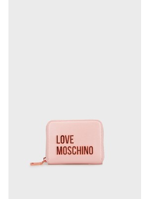 Love Moschino Logolu Fermuarlı Cüzdan Bayan Cüzdan JC5613PP1MKD197A