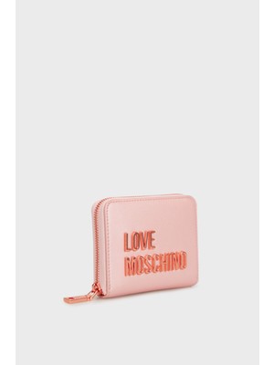 Love Moschino Logolu Fermuarlı Cüzdan Bayan Cüzdan JC5613PP1MKD197A