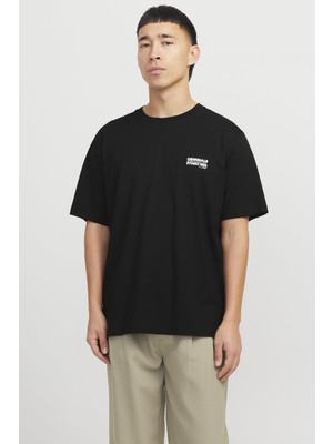 Only & Sons Jorvesterbro Back Tee Ss Crew Neck Siyah