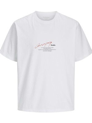 Jormanchester Scrıpt Tee Ss Crew Neck P.beyaz