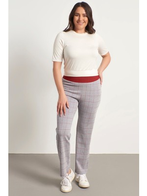 Myline Beli Lastikli Tayt Pantolon