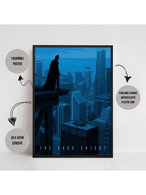 Orendart Batman The Dark Knight Movie Film Çerçeveli Poster Tablo Yüksek Kalite Dekorasyon Tablo