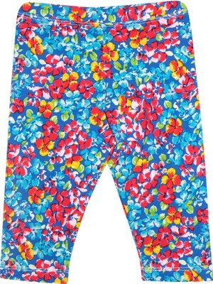 Lovetti Kız Çocuk Tiny Flowers Desen Kapri