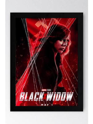 Black Widow Çerçeveli Tablo - Marvel Poster Tablo