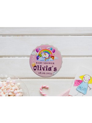 Mefa Tasarım 1. Doğum Günü Hediyesi, Bebek, Bayb Shower, Hoş geldin, Bebek Şekeri, Buzdobabı magnet, kız bebek magneti