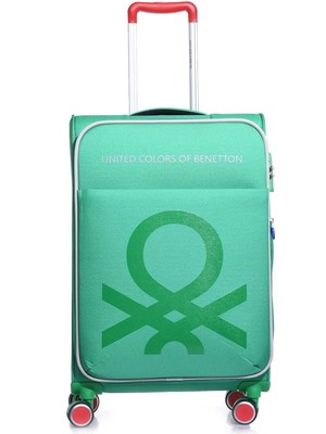 United Colors Of Benetton 2200 Orta Boy Ultra Light Hafif Lüx Kumaş Tekerlekli Valiz