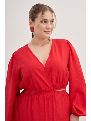 Cut-Out Elbise