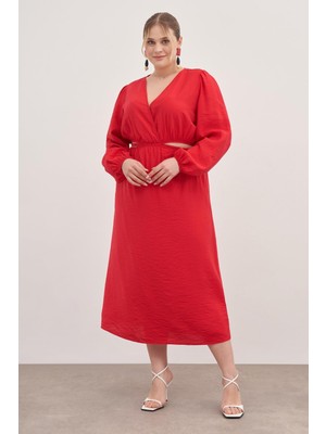 Cut-Out Elbise