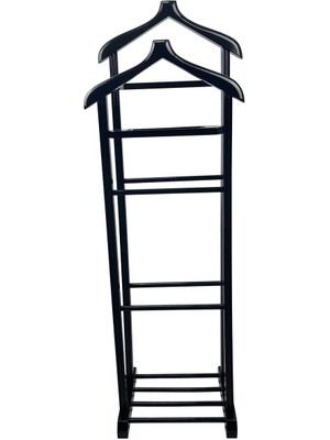 Melada Mobilya Gürgen 135  cm  Çift Tepeli Dilsiz Uşak Siyah