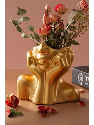 Tambana Siyah Dekoratif Vazo Obje Ev Dekorasyon Masa Üstü Dekor Vazo Model 28