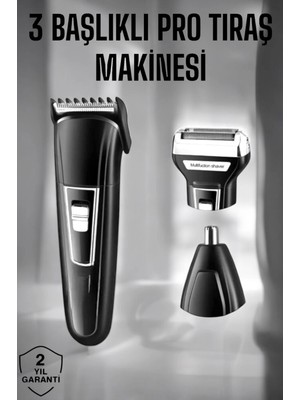 Kulak ve Burun Tıraşına Uygun Profesyonel Tıraş Makinesi