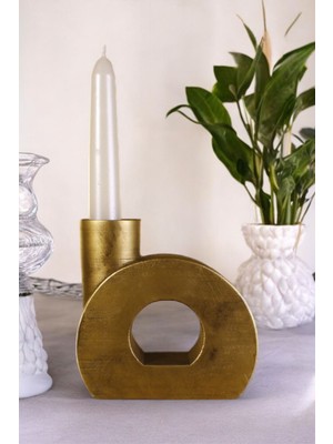 Şamdan Mumluk Dekoratif Mumluk Beyaz Renk Tealight Mumluk Model 9