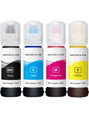 Baskistan Epson L3250/L3251/L3256/L3260 103 Uyumlu Mürekkep 4 Renk