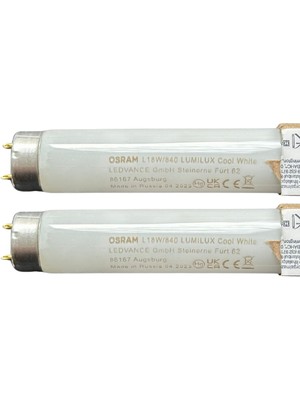 Osram (2 Adet) 18W 4000K (Günışığı) G13 Duylu Floresan Ampul