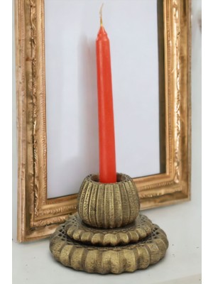 Şamdan Mumluk Dekoratif Mumluk Beyaz Renk Tealight Mumluk Model 1