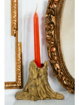 Şamdan Mumluk Dekoratif Mumluk Beyaz Renk Tealight Mumluk Model 2