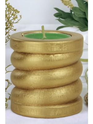 Şamdan Mumluk Dekoratif Mumluk Beyaz Renk Tealight Mumluk Model 27