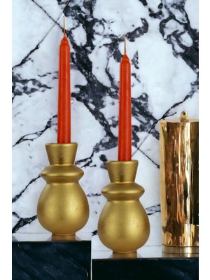Şamdan Mumluk Dekoratif Mumluk Tealight Mumluk Model 20 Ikili Mumluk