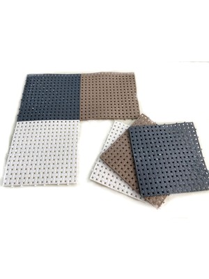 Bademler Halı Ortopedi Plastik Geçmeli Yer Karosu 33X33 Islak Zeminler Banyo Abdesthane Havuzkenarı Duş Çevresi Mutfak Wc