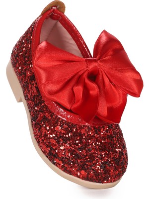 Kiko Kids Tari Fiyonk Lastikli Kız Bebek Babet Ayakkabı