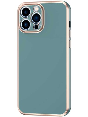 Heptek İletişimiPhone 13 Pro Max Uyumlu   Bark Kapak-Petrol Yeşil