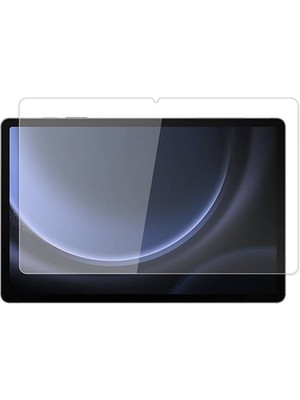 ZORE Galaxy Tab S9 Fe Uyumlu Tablet Temperli Cam Ekran Koruyucu-Renksiz