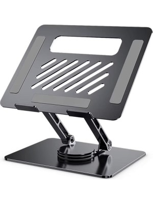 Upway 360 Derece Dönebilen Yükseklik Ayarlı Studio Style Alüminyum Laptop ve Tablet Standı
