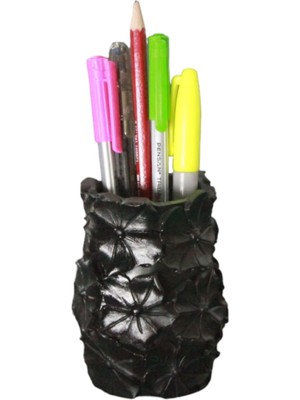 Kalemlik Siyah Renk Masa Kalemliği Organizer Kalemlik Model 16