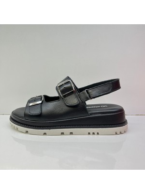 Mismamma Kadın Hakiki Deri ve Ortopedik Sandalet